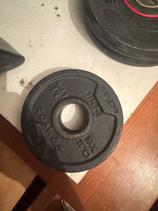 Discos peso 0.5kg - 2uds