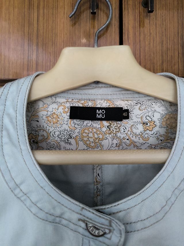 Cazadora vaquera manga 3/4