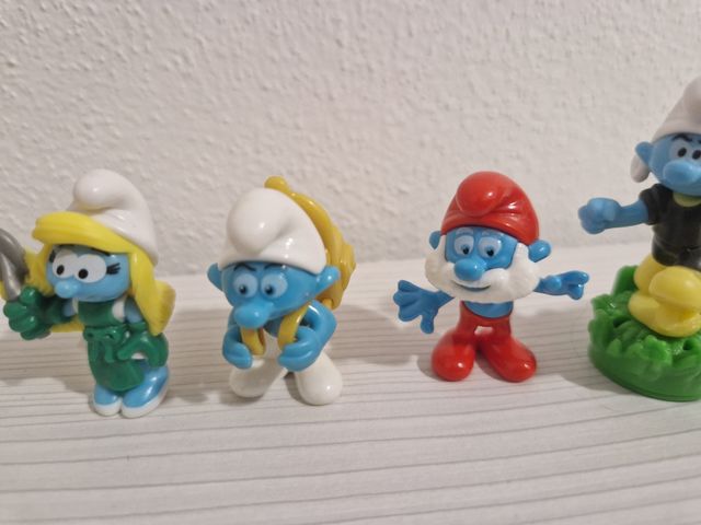 Set 6 statuette de I Puffi nuove
