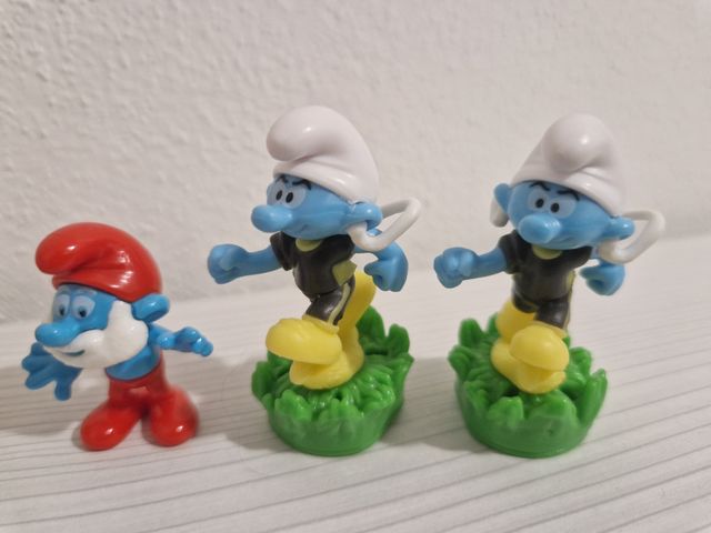 Set 6 statuette de I Puffi nuove