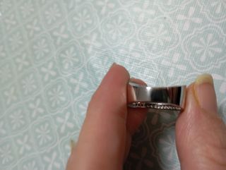 Anillo plata mujer brillante