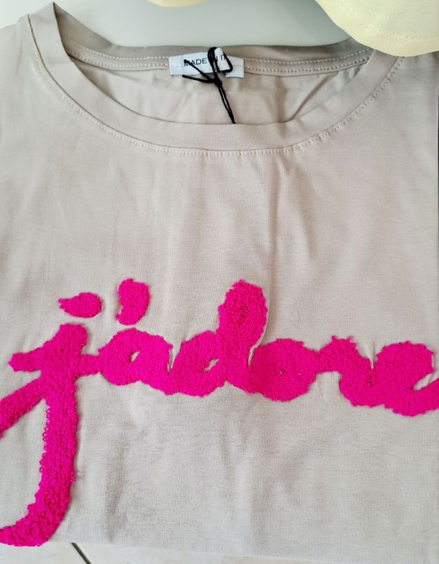 T-shirt J'adore marrone Tg Unica