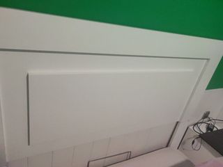 Cabecero cama blanco madera