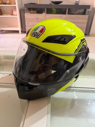 Casco AGV K-5 S modular amarillo