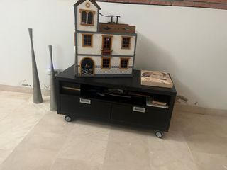 Mueble TV - Negro, madera