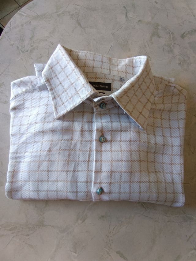 Camicia Paolo Monti XXL bianca