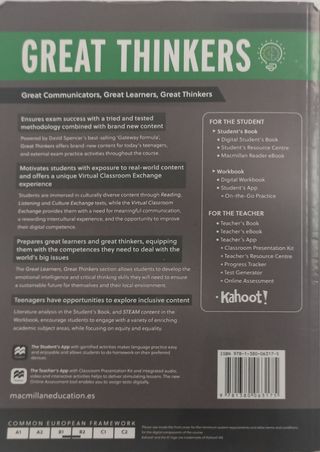 GREAT THINKERS B1+ Workbook and Digital Workbook
