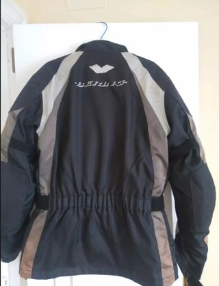 Cazadora Moto Bering - Beige/Negra