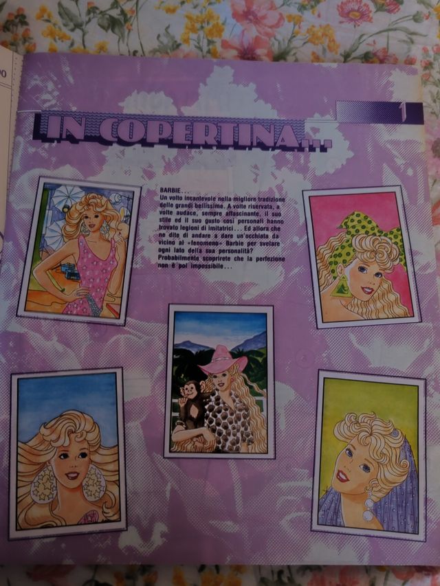 Album Figurine Barbie anni '80
