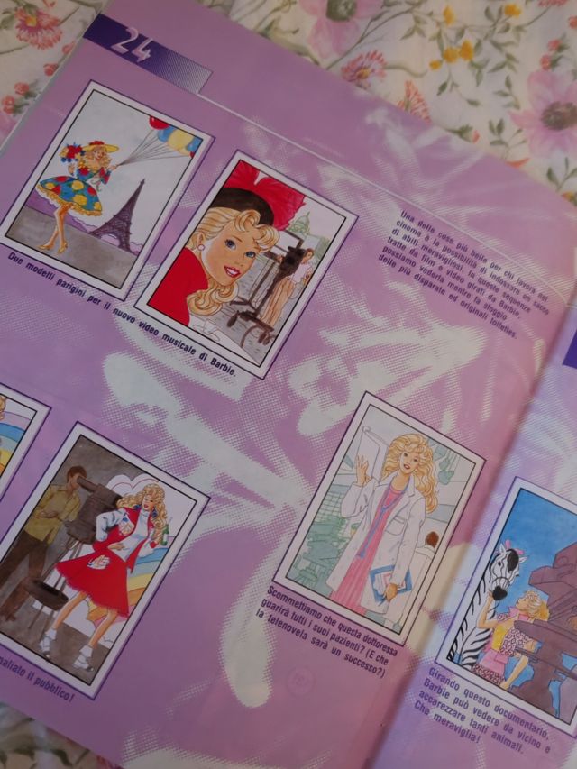 Album Figurine Barbie anni '80