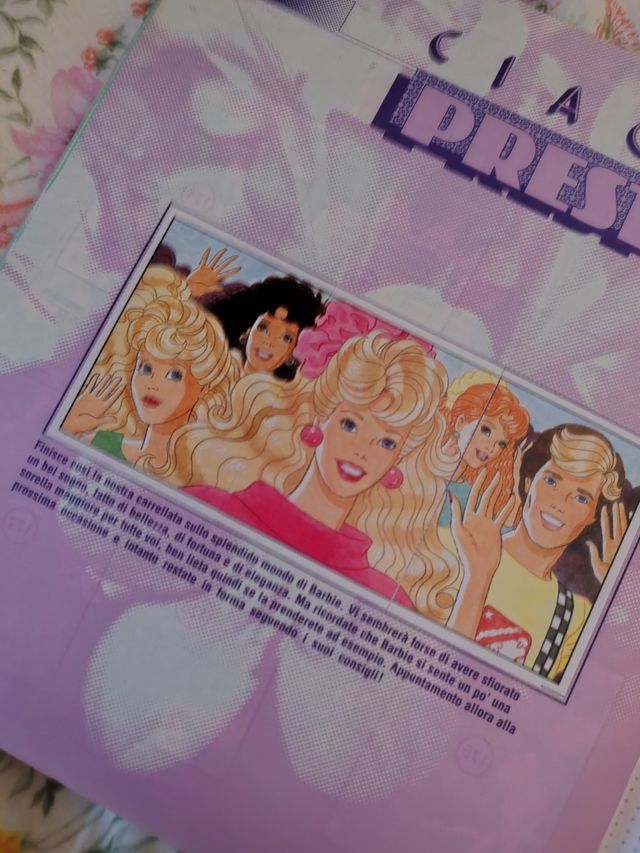 Album Figurine Barbie anni '80
