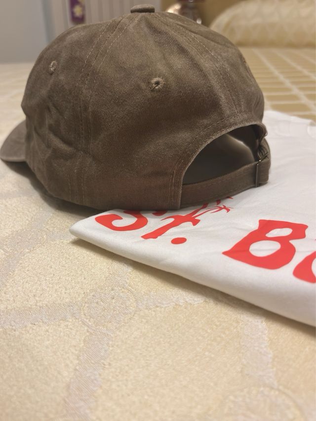 Cappellino Saint Barth - marrone e bianco