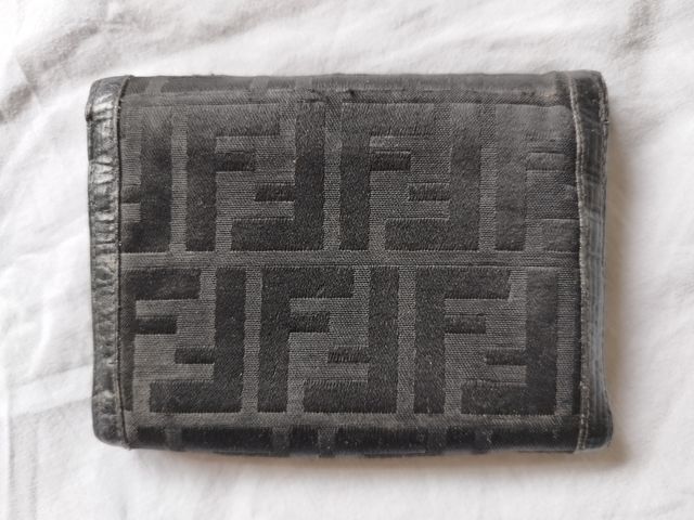Portafoglio Fendi vintage nero