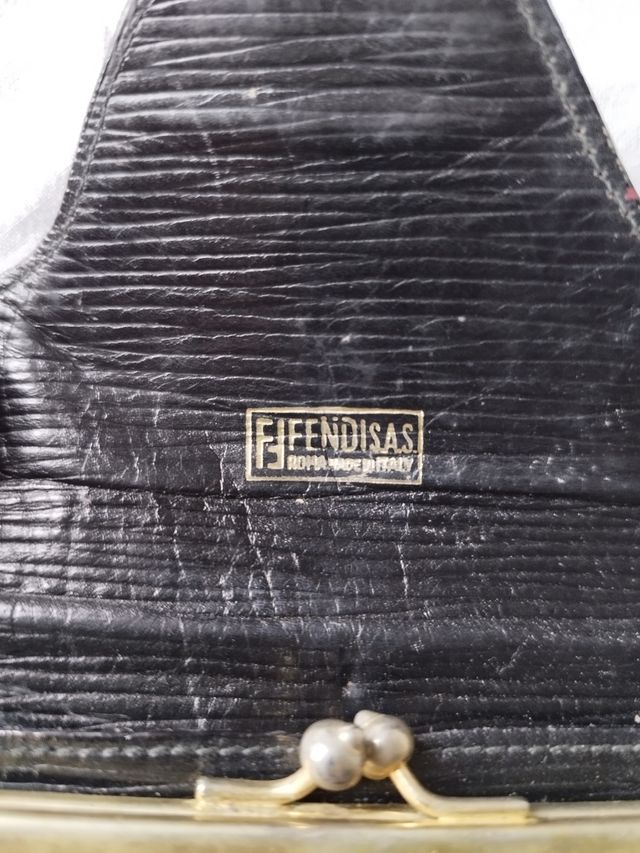 Portafoglio Fendi vintage nero