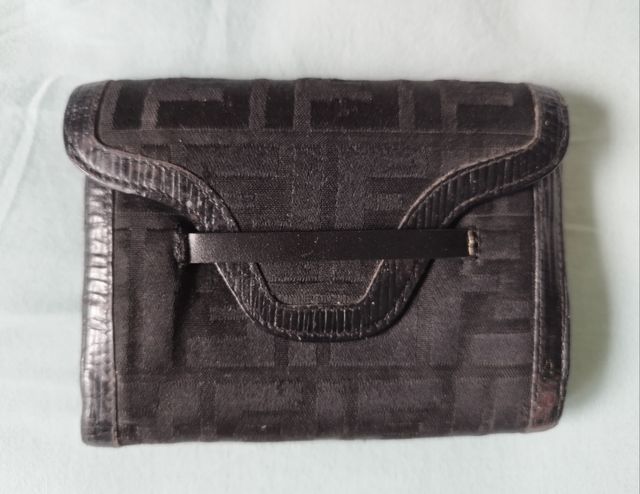 Portafoglio Fendi vintage nero