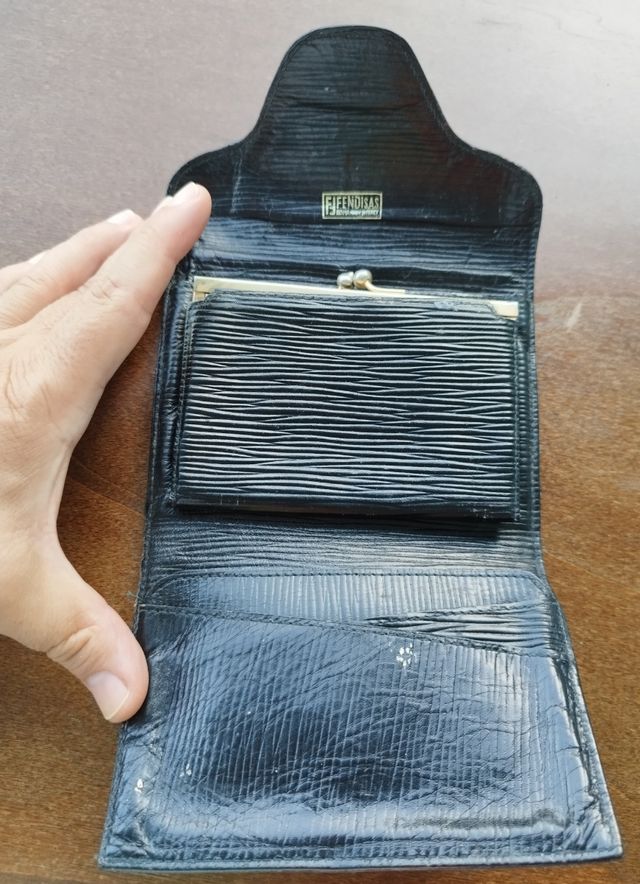 Portafoglio Fendi vintage nero