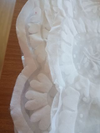 Mantel blanco encaje
