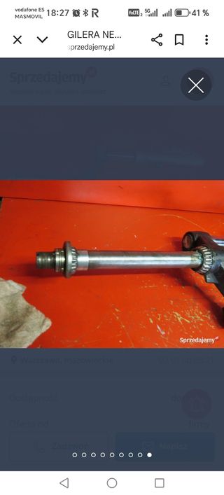 Horquilla gilera nexus 500 y piaggio x9 500
