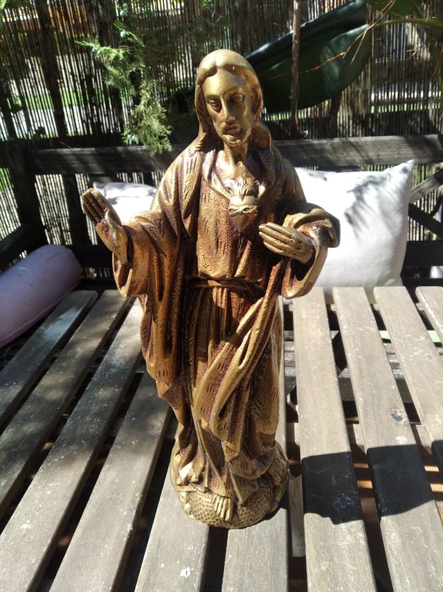 Corazón de Jesús.. Bronce