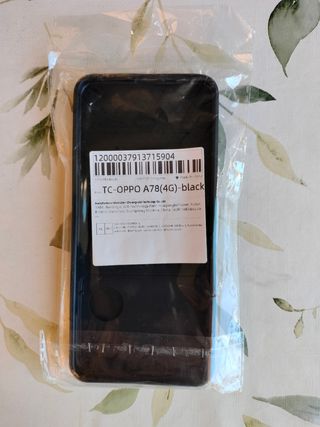 Custodia nera OPPO A78