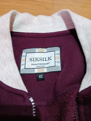 Chaqueta bomber SikSilk XS morada