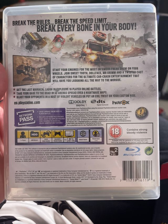 Twisted Metal PS3 - Juego Completo