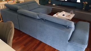 Divano letto angolare Dondi Salotti blu