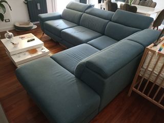 Divano letto angolare Dondi Salotti blu