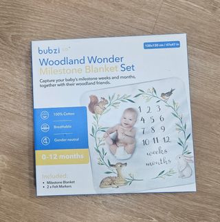 Manta hito Bebé Bubzi Woodland