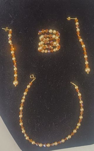 Set Gioielli Oro e Swarovski