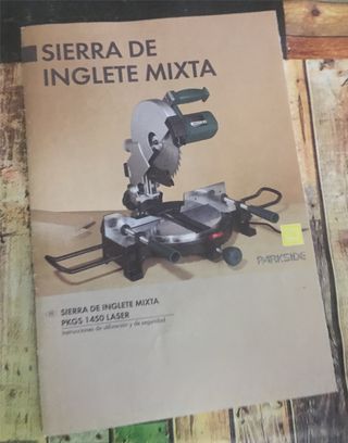 Ingletadora parkside pkgs 1450  sierra laser NUEVA