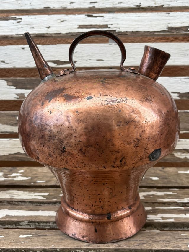 Botijo cobre antiguo muy grande