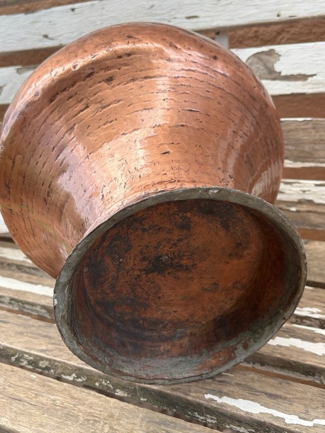 Botijo cobre antiguo muy grande