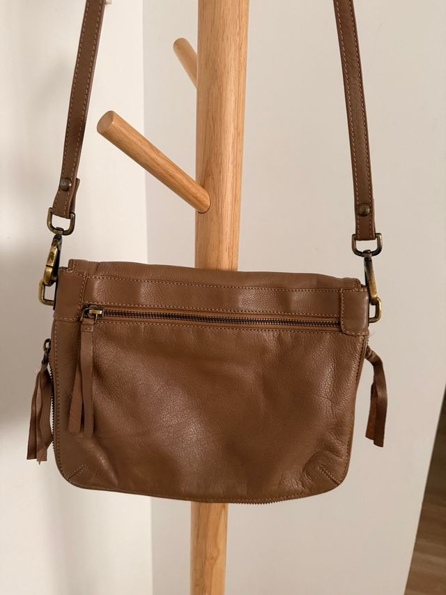 Bolso bandolera Farrutx beige original
