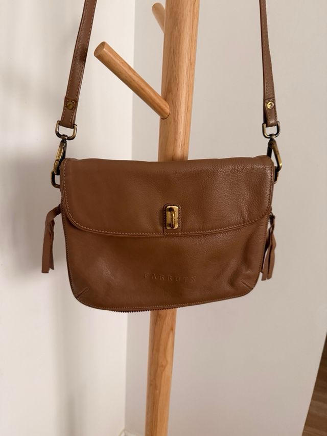 Bolso bandolera Farrutx beige original