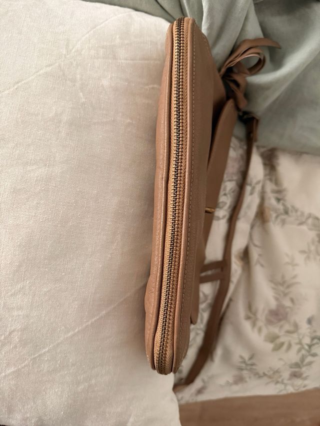 Bolso bandolera Farrutx beige original