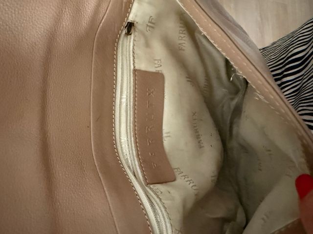 Bolso bandolera Farrutx beige original