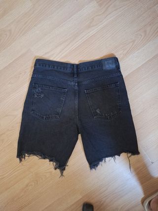 Short vaquero negro