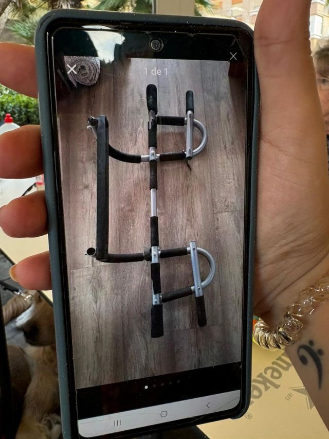 Barra dominadas gimnasio