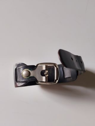 Braccialetto cuoio nero vintage