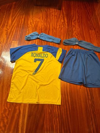 Equipación Al Nassr CR7 niño 10-13 años