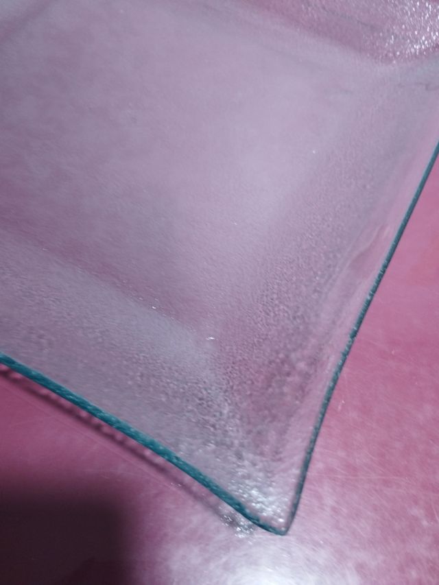 Bandeja cristal transparente