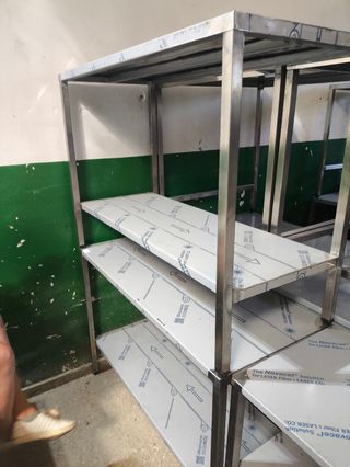 MESA DE ACERO INOXIDABLE NUEVA 120 CM 