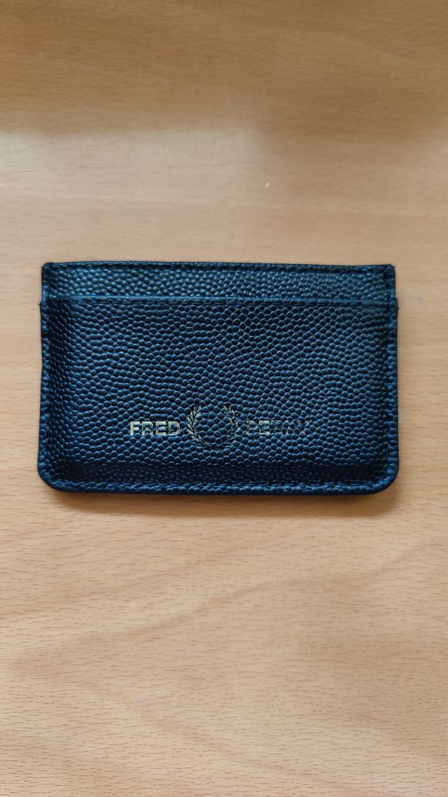 Tarjetero Fred Perry - Negro