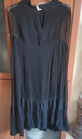 T 40 Zara, vestido con volante en falda