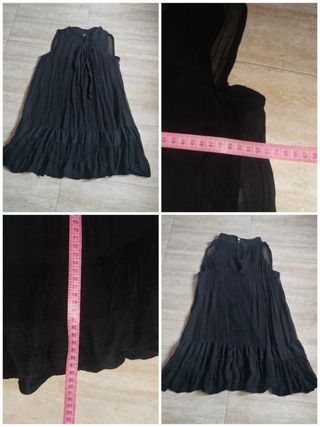 T 40 Zara, vestido con volante en falda