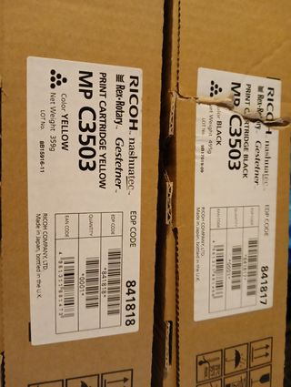 Ricoh C3503 tóner (amarillo y negro)