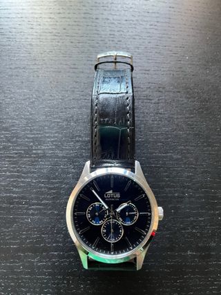 Reloj Lotus Multifunción - Negro/Plata