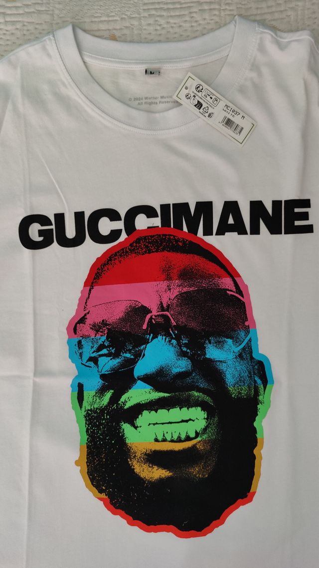 Camiseta Guccimane Merchcode blanca