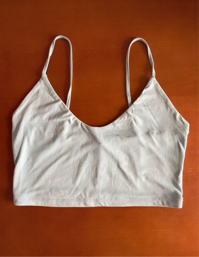 Crop top turquesa, top corto